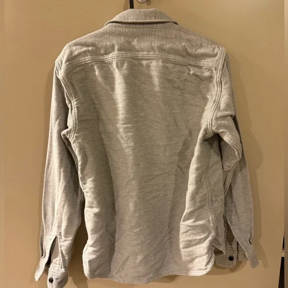 Everlane Small Gray Button Up Shirt Jacket - Picture 2 of 2